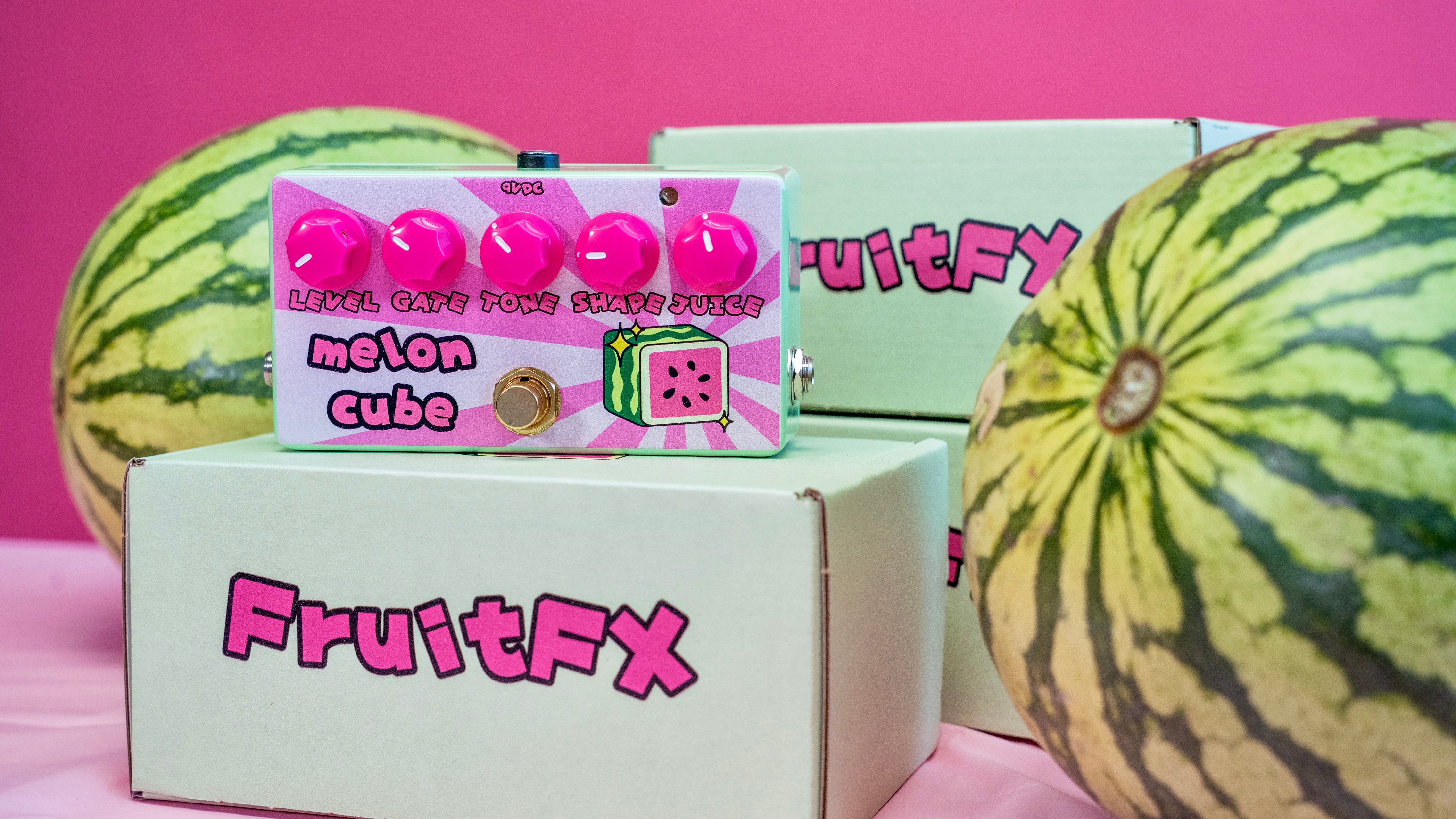 FruitFx melon cube fuzz エフェクター Melon Cube – FruitFX Pedals